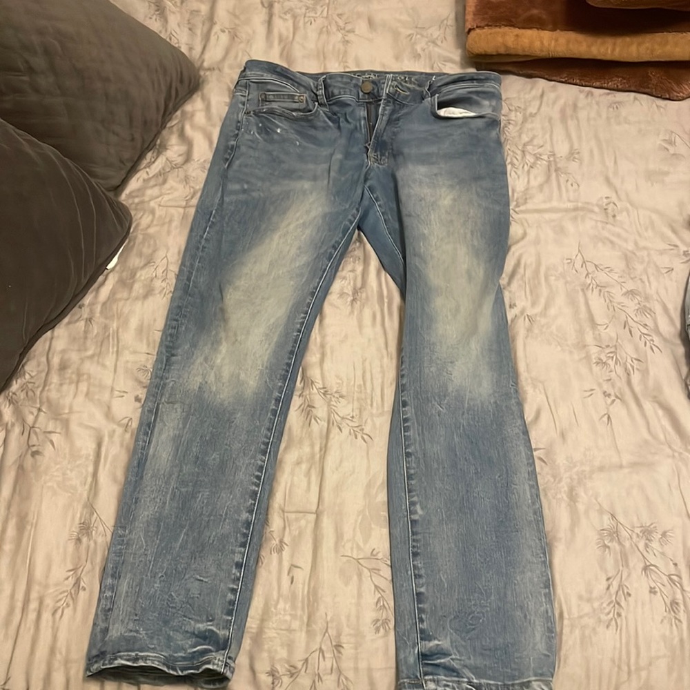 American eagle next level flex mens jeans perfect condition beautiful light blue